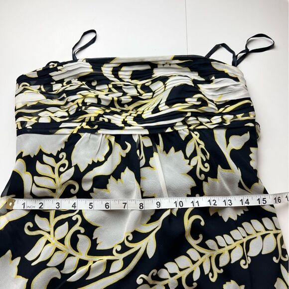 Ann Taylor Silk Strapless Dress Floral Empire Line Summer Party Wedding Guest - Picture 9 of 15